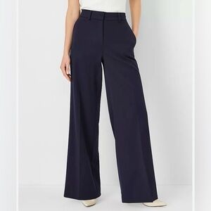 Ann Taylor Black Wide-Leg Pants